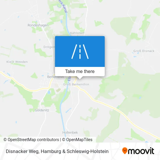 Карта Disnacker Weg