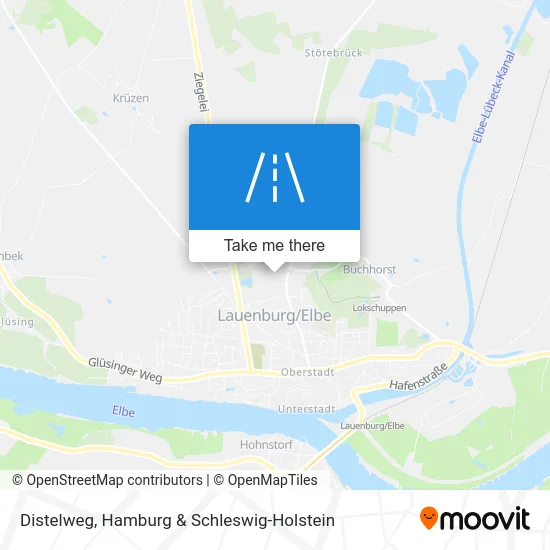 Карта Distelweg