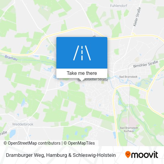 Dramburger Weg map