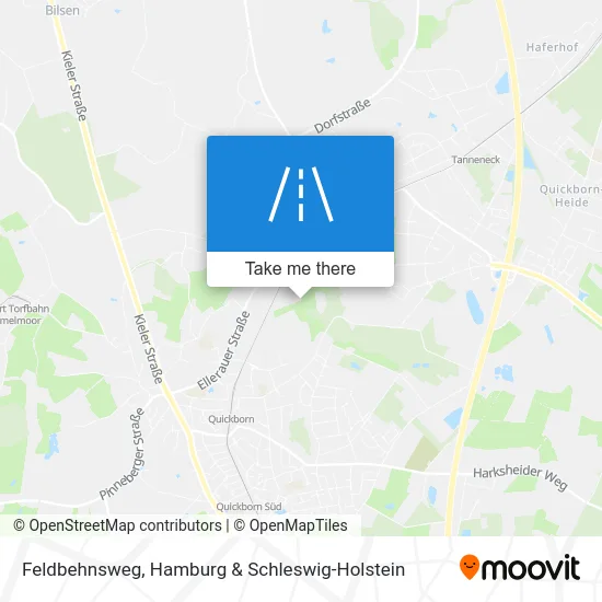 Карта Feldbehnsweg