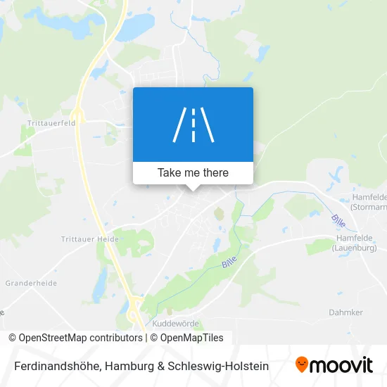 Карта Ferdinandshöhe