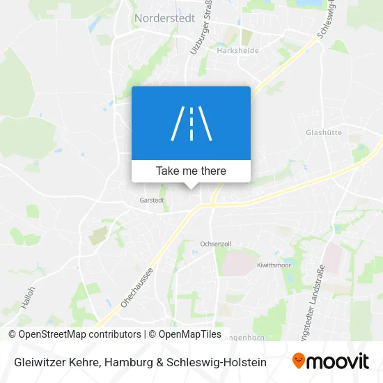 Карта Gleiwitzer Kehre
