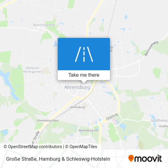 Große Straße map