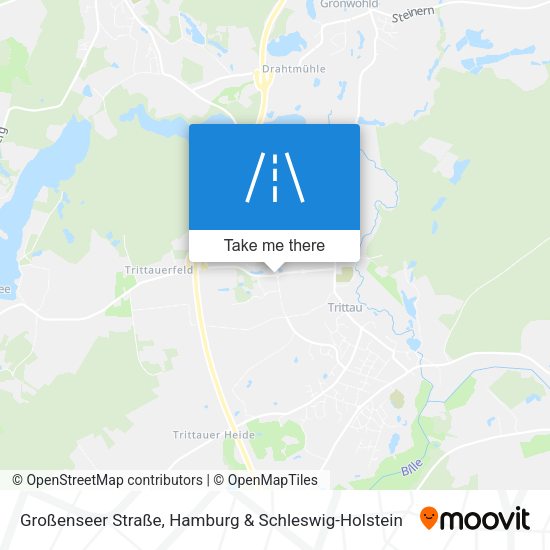 Großenseer Straße map