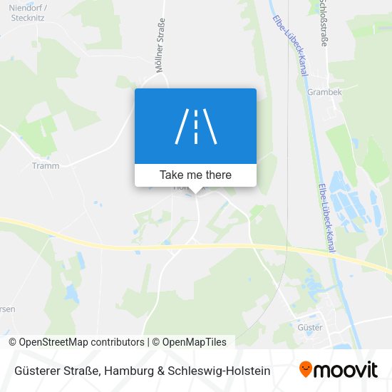 Güsterer Straße map