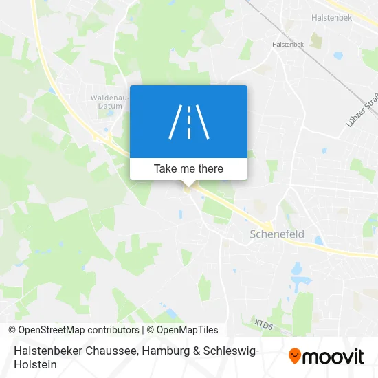 Halstenbeker Chaussee map