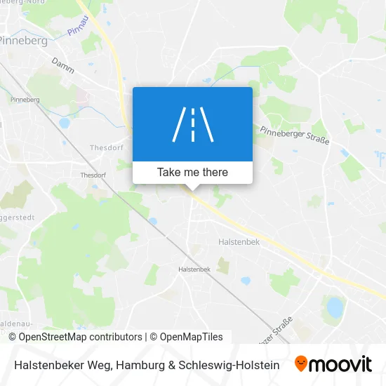 Карта Halstenbeker Weg