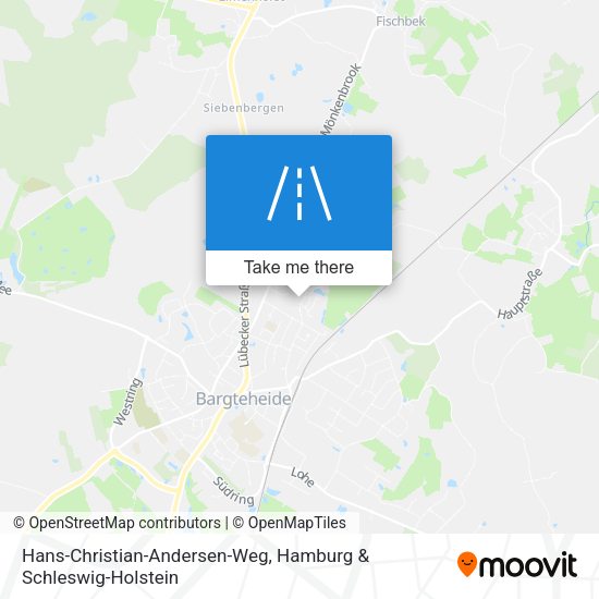 Hans-Christian-Andersen-Weg map