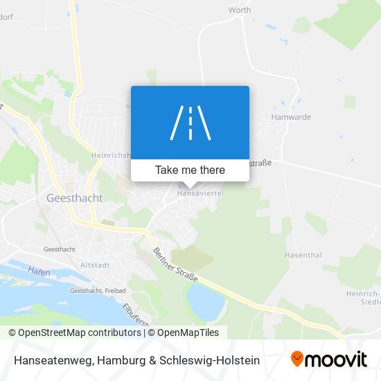 Hanseatenweg map