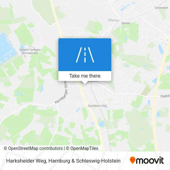 Harksheider Weg map