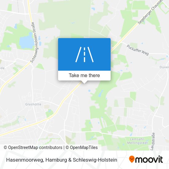 Hasenmoorweg map