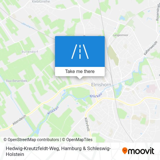 Hedwig-Kreutzfeldt-Weg map
