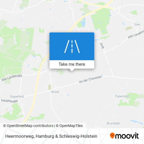 Heermoorweg map