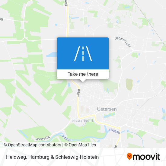 Heidweg map