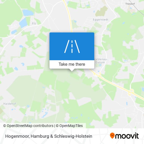 Hogenmoor map