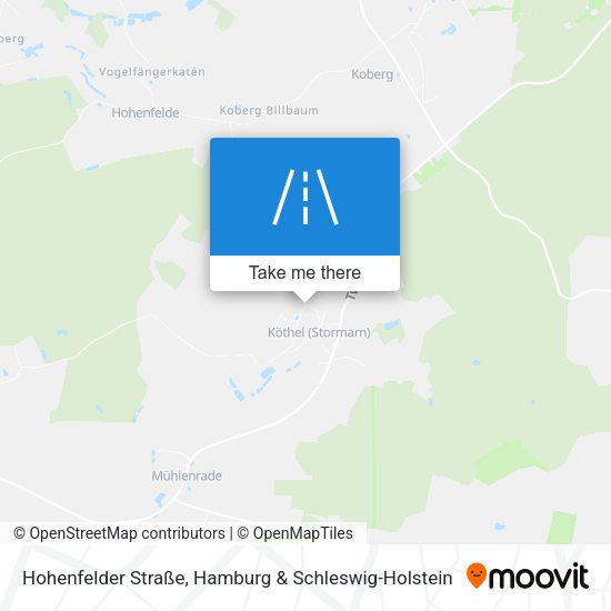 Hohenfelder Straße map