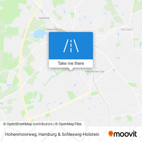 Hohenmoorweg map