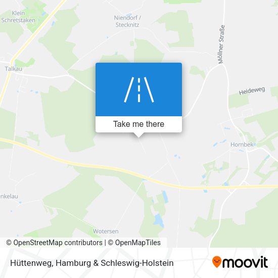 Hüttenweg map