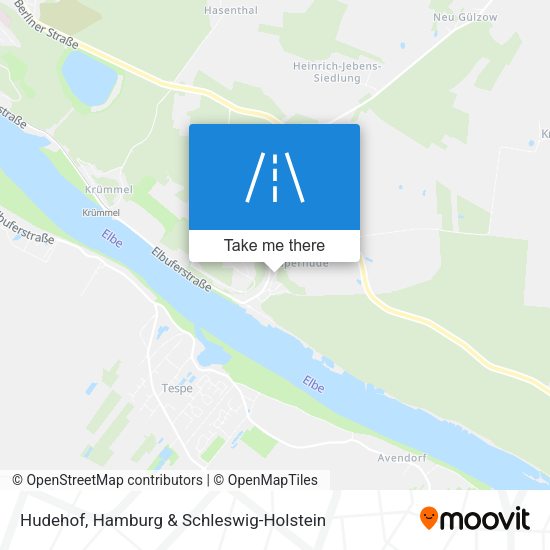 Hudehof map