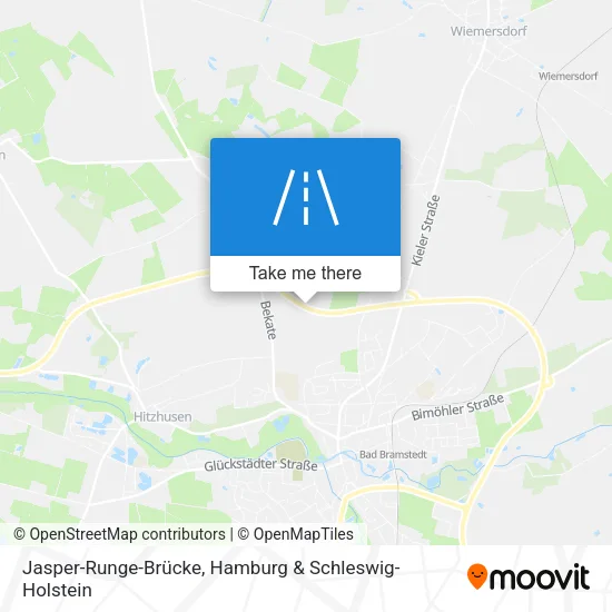 Jasper-Runge-Brücke map