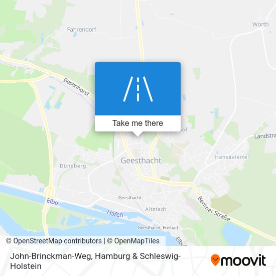 John-Brinckman-Weg map