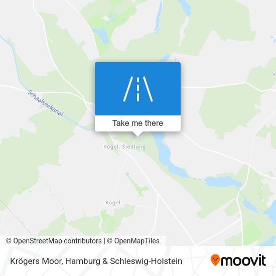 Krögers Moor map