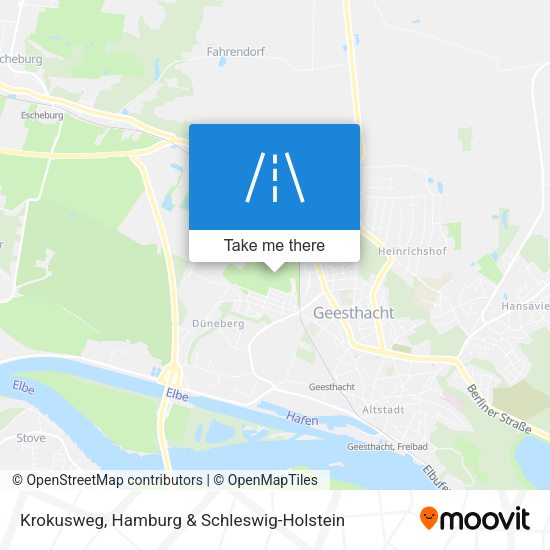 Krokusweg map