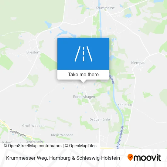 Krummesser Weg map