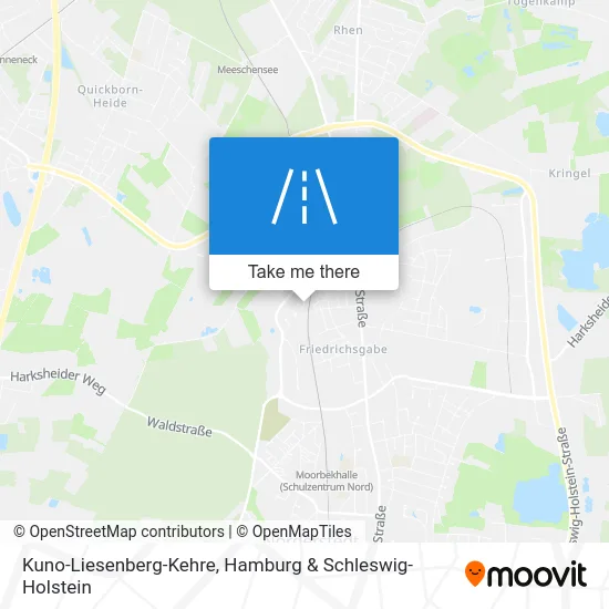 Карта Kuno-Liesenberg-Kehre