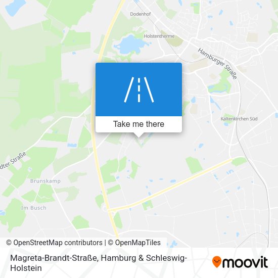 Magreta-Brandt-Straße map