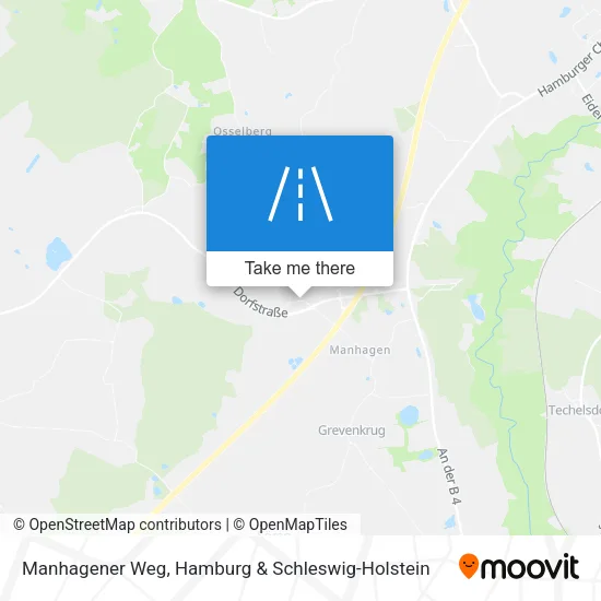 Карта Manhagener Weg