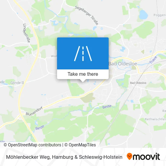 Карта Möhlenbecker Weg
