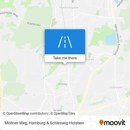 Карта Möllner Weg