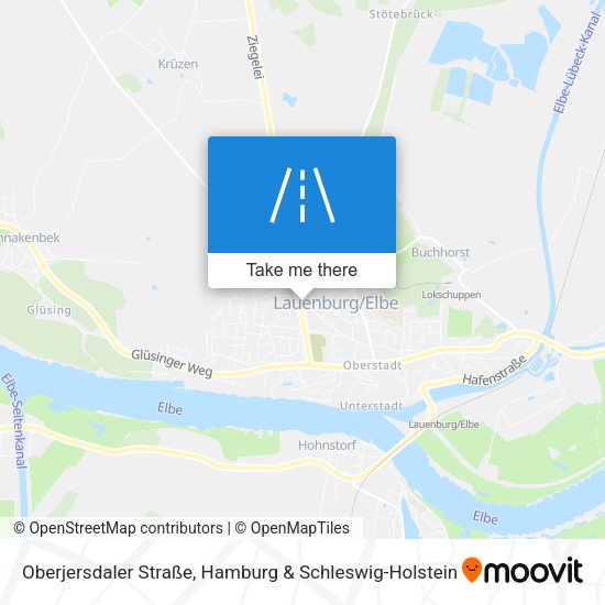 Oberjersdaler Straße map