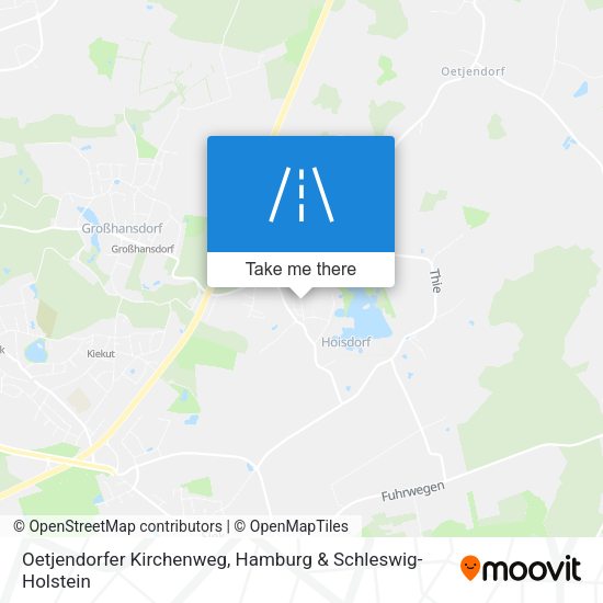 Oetjendorfer Kirchenweg map
