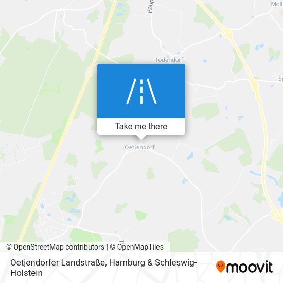 Oetjendorfer Landstraße map