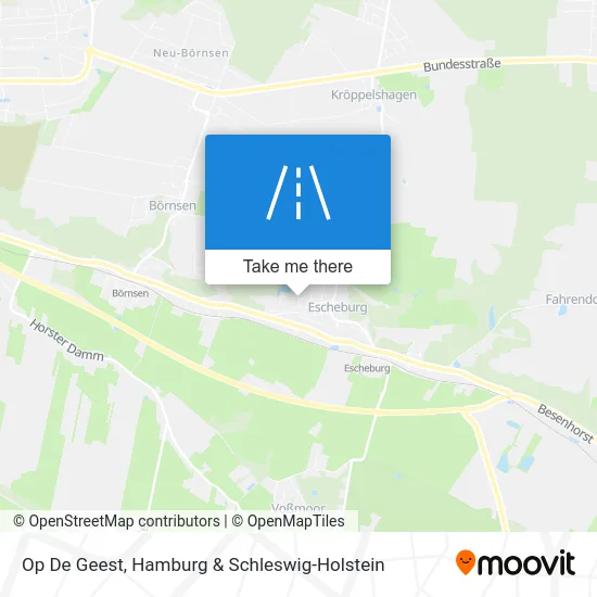 Карта Op De Geest