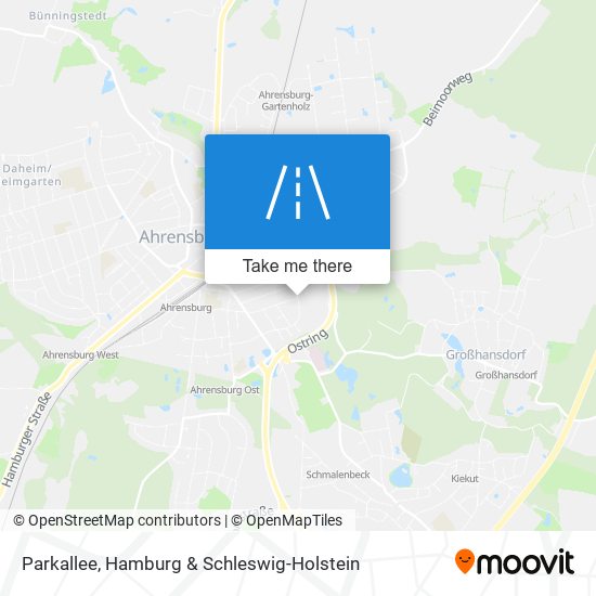 Parkallee map