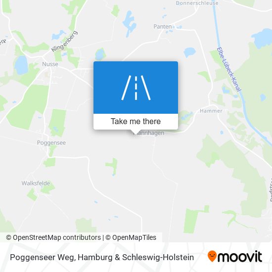 Poggenseer Weg map