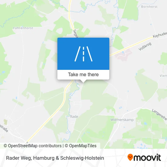 Rader Weg map