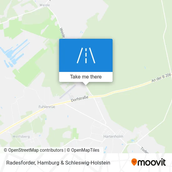 Карта Radesforder