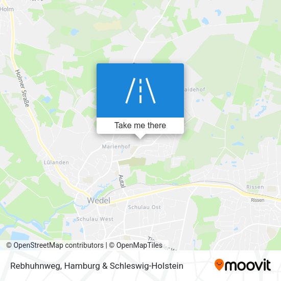 Rebhuhnweg map