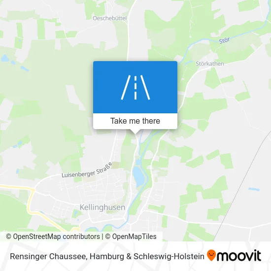 Rensinger Chaussee map