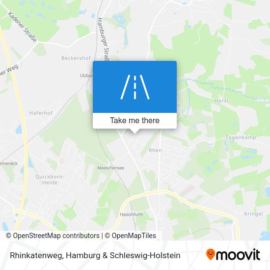 Rhinkatenweg map