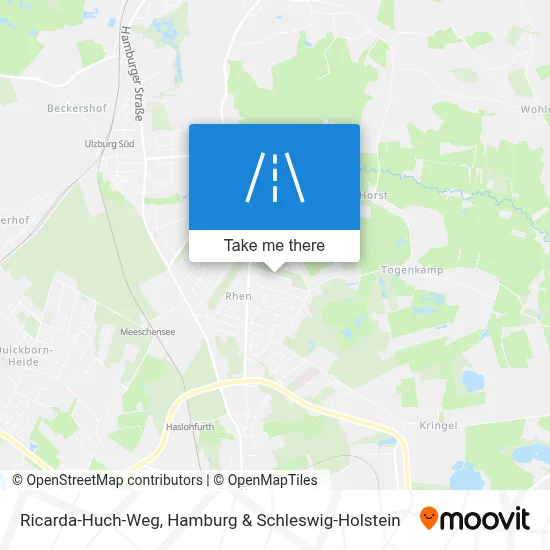 Ricarda-Huch-Weg map