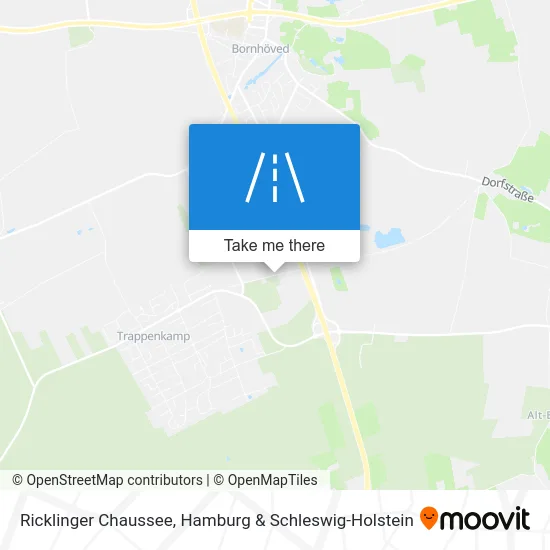 Ricklinger Chaussee map