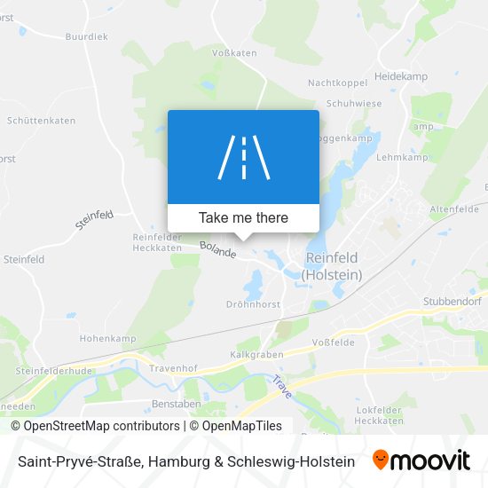 Saint-Pryvé-Straße map