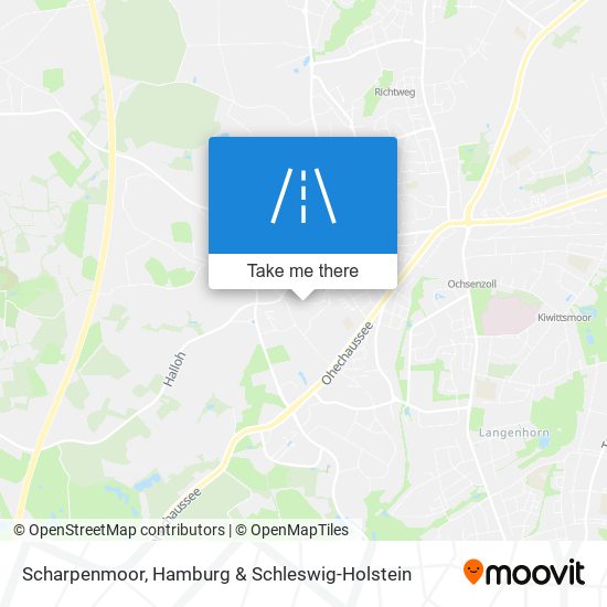 Scharpenmoor map