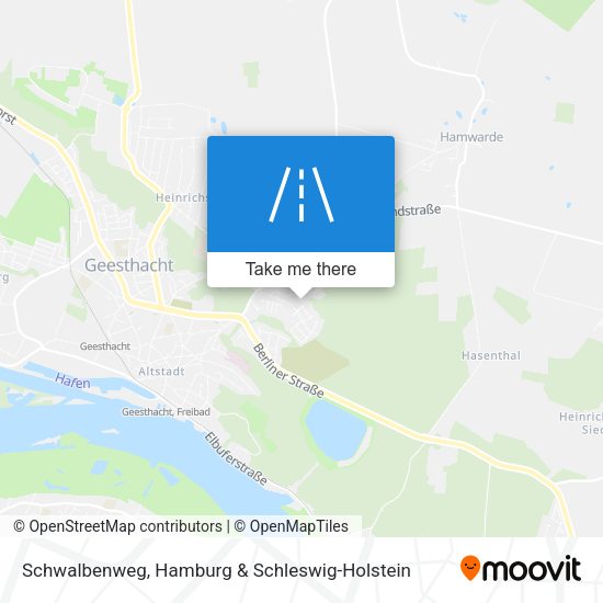 Schwalbenweg map