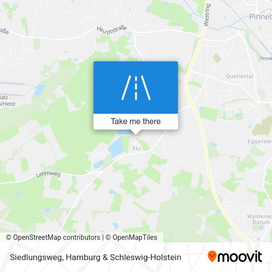 Siedlungsweg map